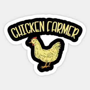 Chicken Farmer Sticker